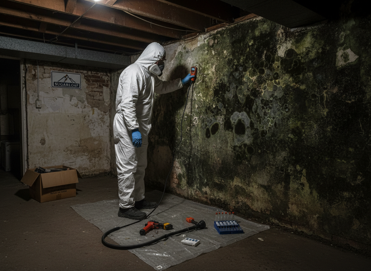 black mold inspection in Sugarloaf