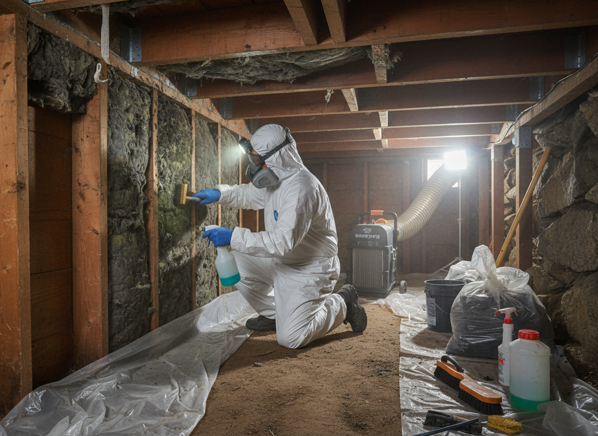 crawl space mold removal in Sugarloaf
